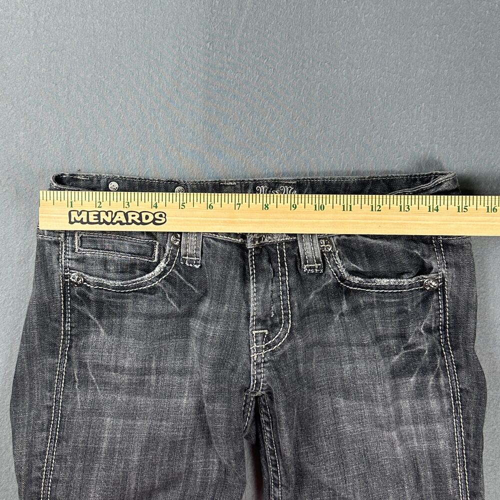 Miss Me Seattle Jeans Womens 28 Bootcut Fleur De Lis Embroidered - Picture 5 of 10